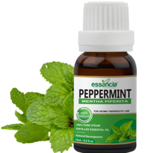 100 % ren eterisk olja av pepparmynta - naturlig friskhet och energi